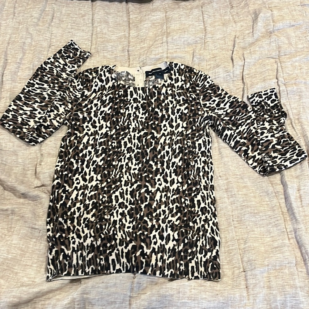 🐆French Connection leopard print sweater - XS 🐆